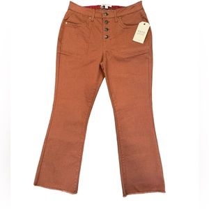 FRYE AND CO. Women's Flare Jeans in Warm Brown